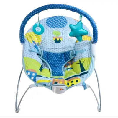 Silla mecedora para bebé con juguetes colgantes - miniatura 2