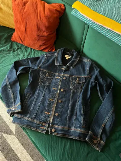 Chaqueta de mezclilla Wrangler azul - miniatura 1