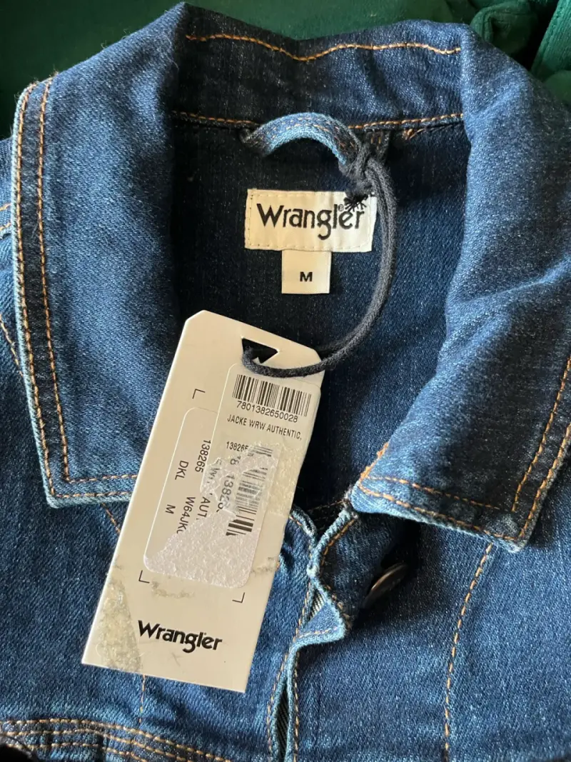 Chaqueta de mezclilla Wrangler azul - 2