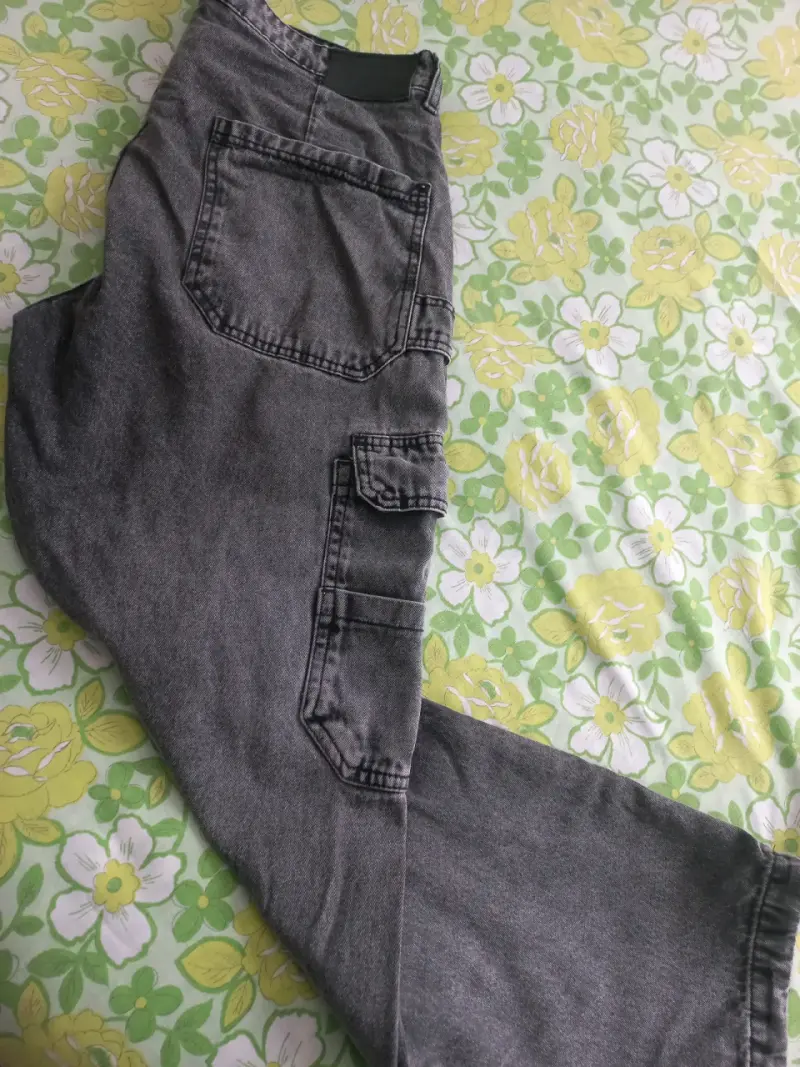 Jeans Americano gris para hombre talla 44 - 3