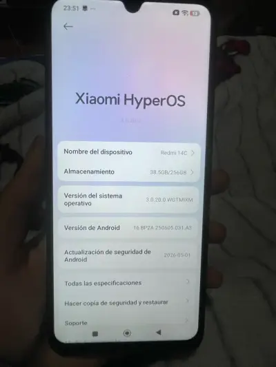 Xiaomi Redmi 14C 256GB Azul - miniatura 3