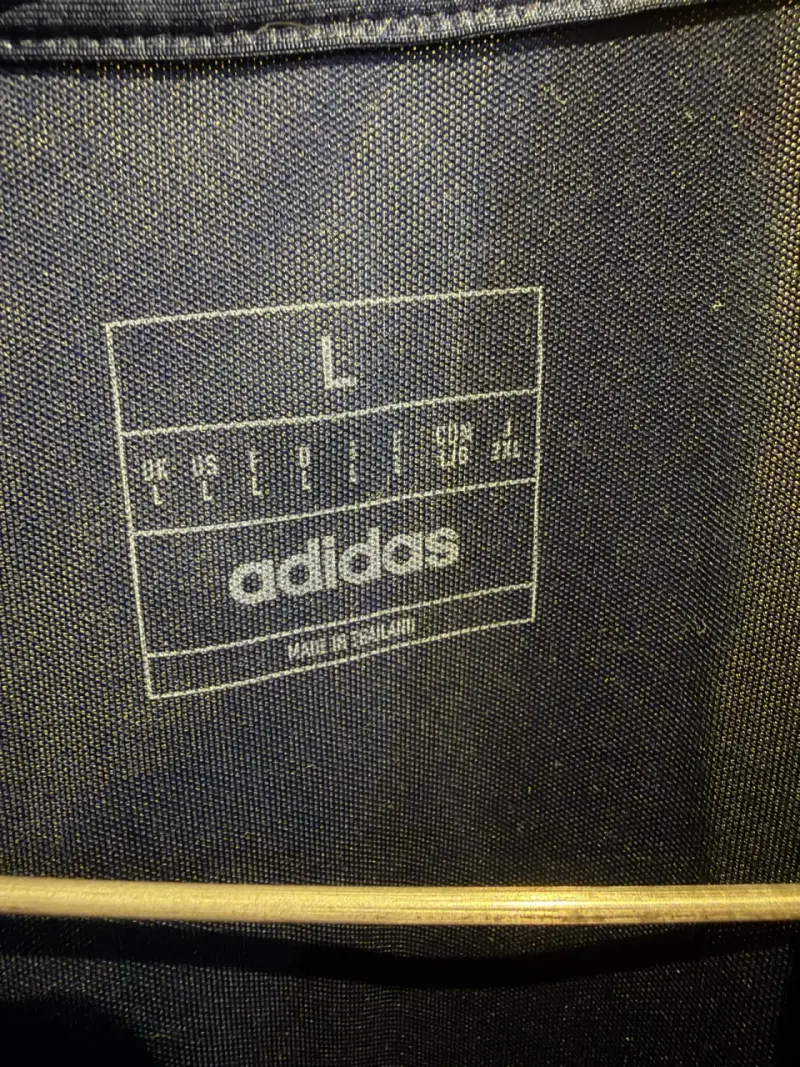 Polera Polo Adidas Azul con Diseño Floral - 2