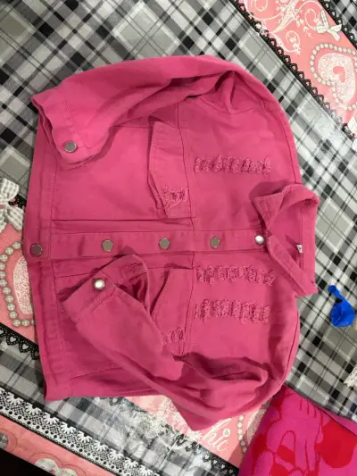 Chaqueta deportiva azul con detalles rojos - miniatura 4