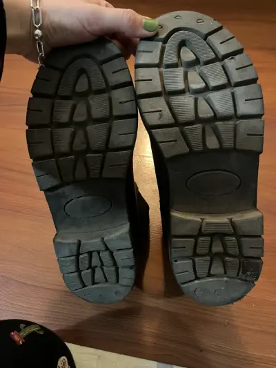 Botines de cuero negro Renox para hombre - miniatura 5