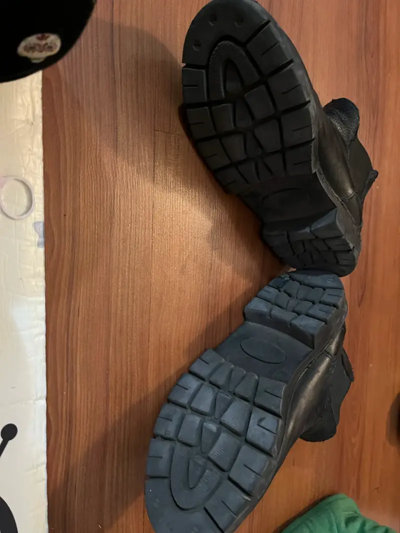 Botines de cuero negro Renox para hombre - 6