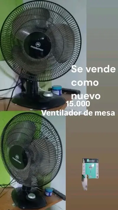 Ventilador de mesa Mademsa en buen estado - miniatura 1