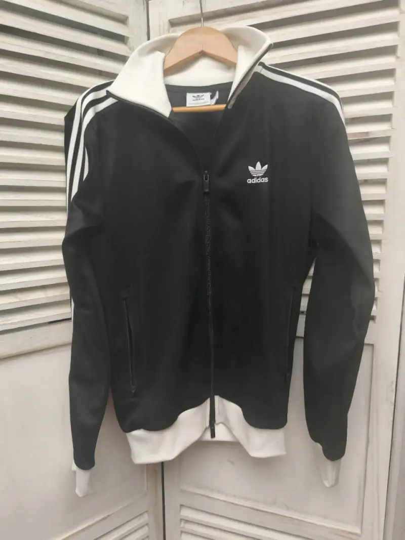 Chaqueta deportiva Adidas Beckenbauer negra tS - 1