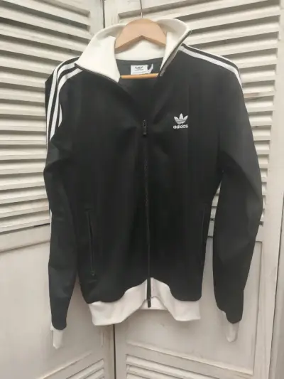 Chaqueta deportiva Adidas Beckenbauer negra tS - miniatura 1