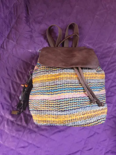 Mochila Rockford de tela multicolor - miniatura 1
