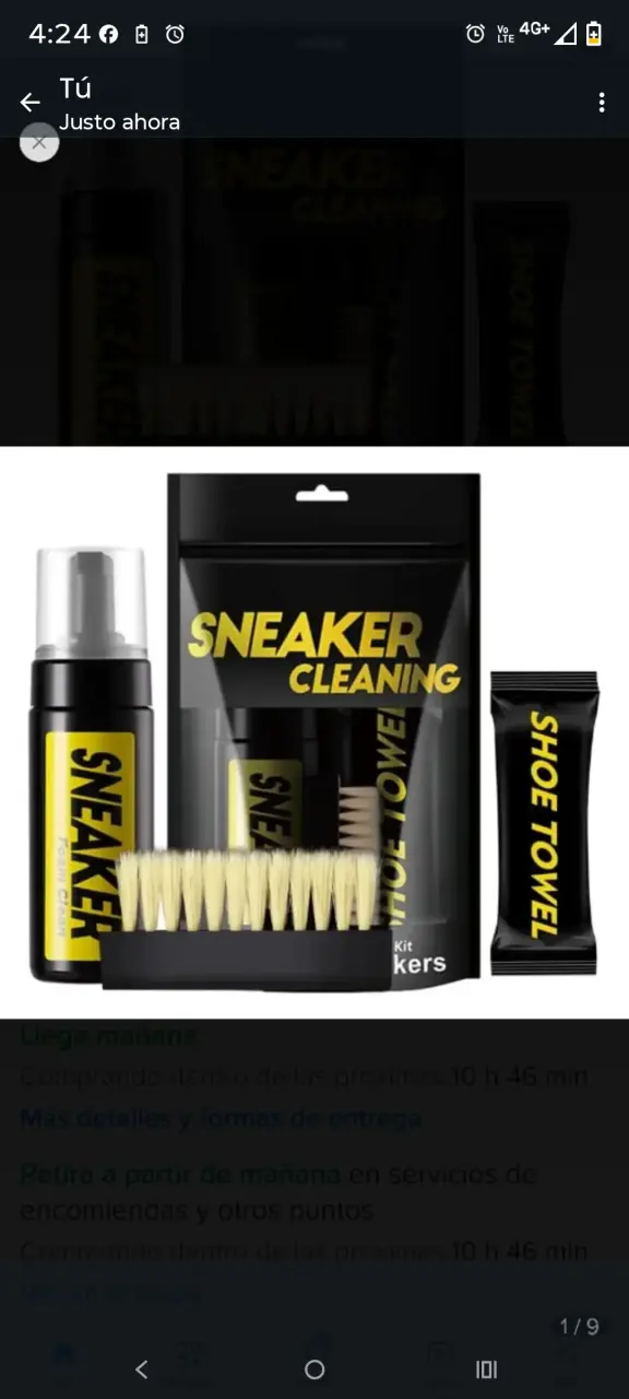 Kit de limpieza para zapatillas Sneaker Cleaning - 1