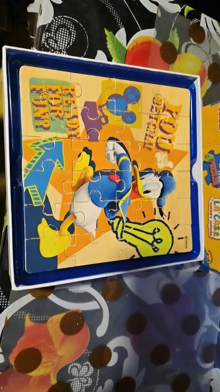 Set de 4 puzzles de madera Disney Mickey Mouse - 2