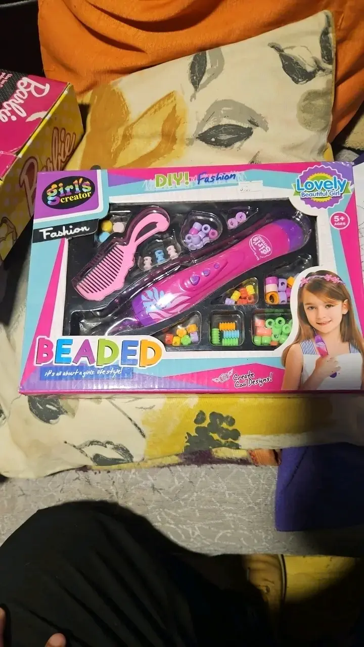 Set de Peinado DIY para Niñas con Cuentas