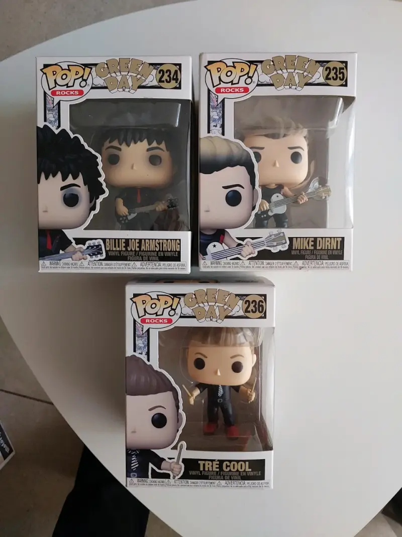 Set de figuras Funko Pop Green Day