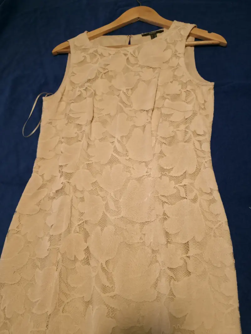Vestido de encaje blanco Esprit talla 38 - 4