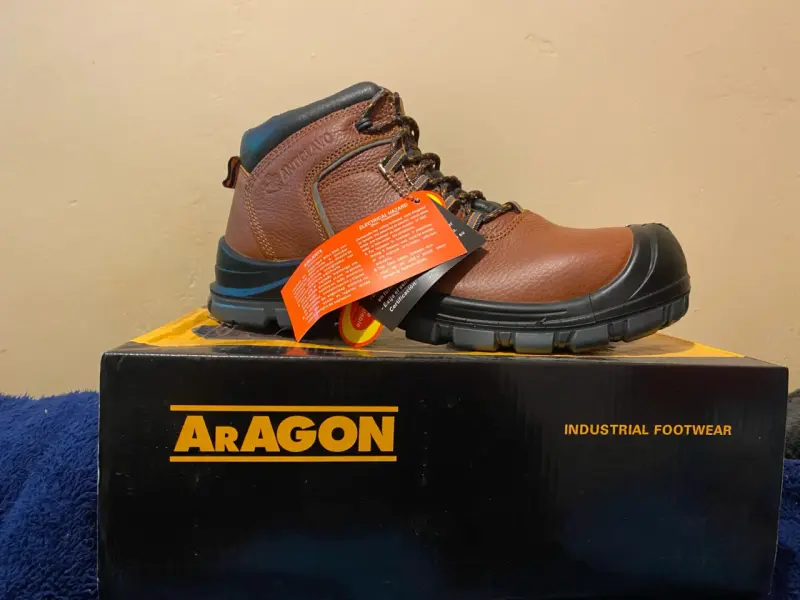 Botas de Seguridad Aragon Marrón Talla 44 - 4