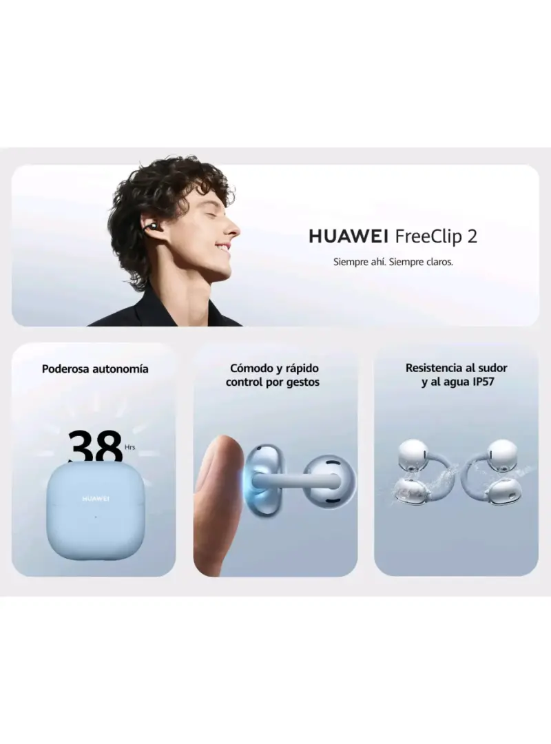 Auriculares Huawei FreeClip 2 en caja sellados - 3