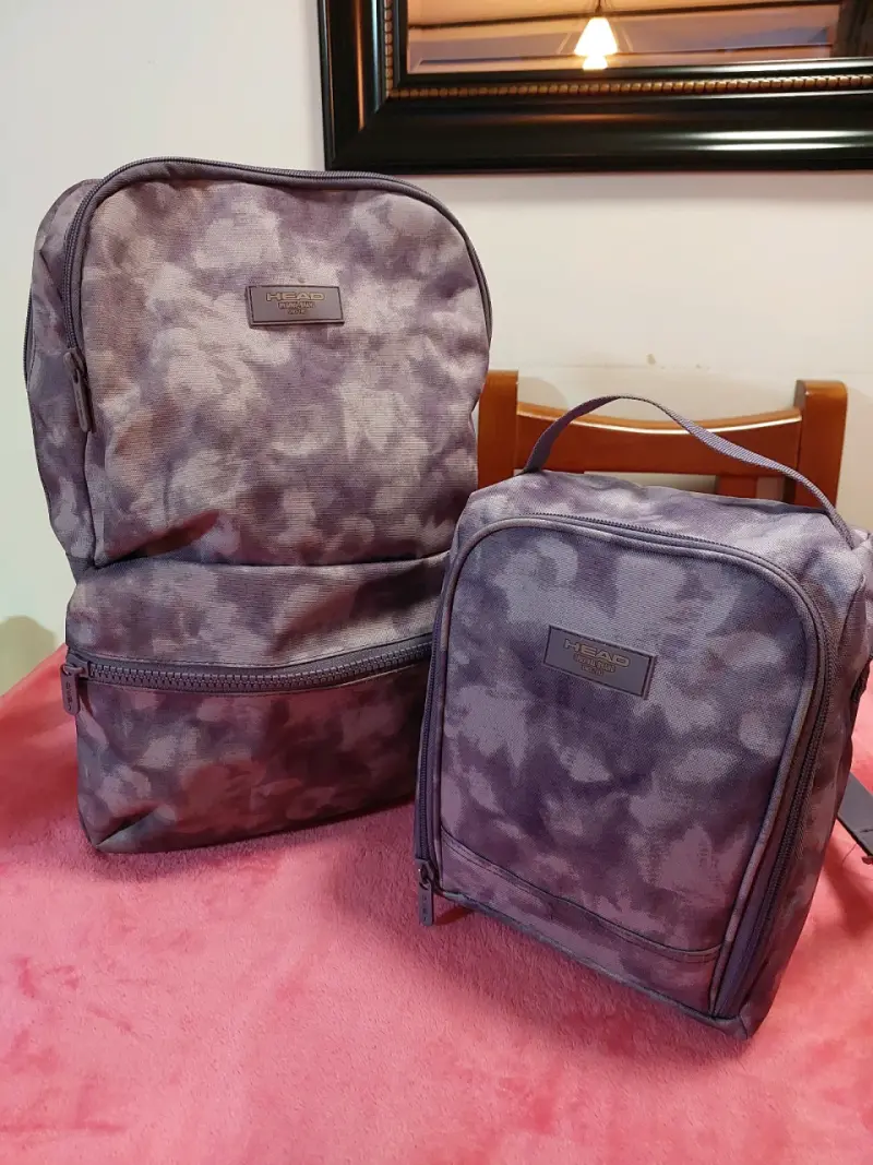 Set de mochila y lonchera Head camufladas - 1