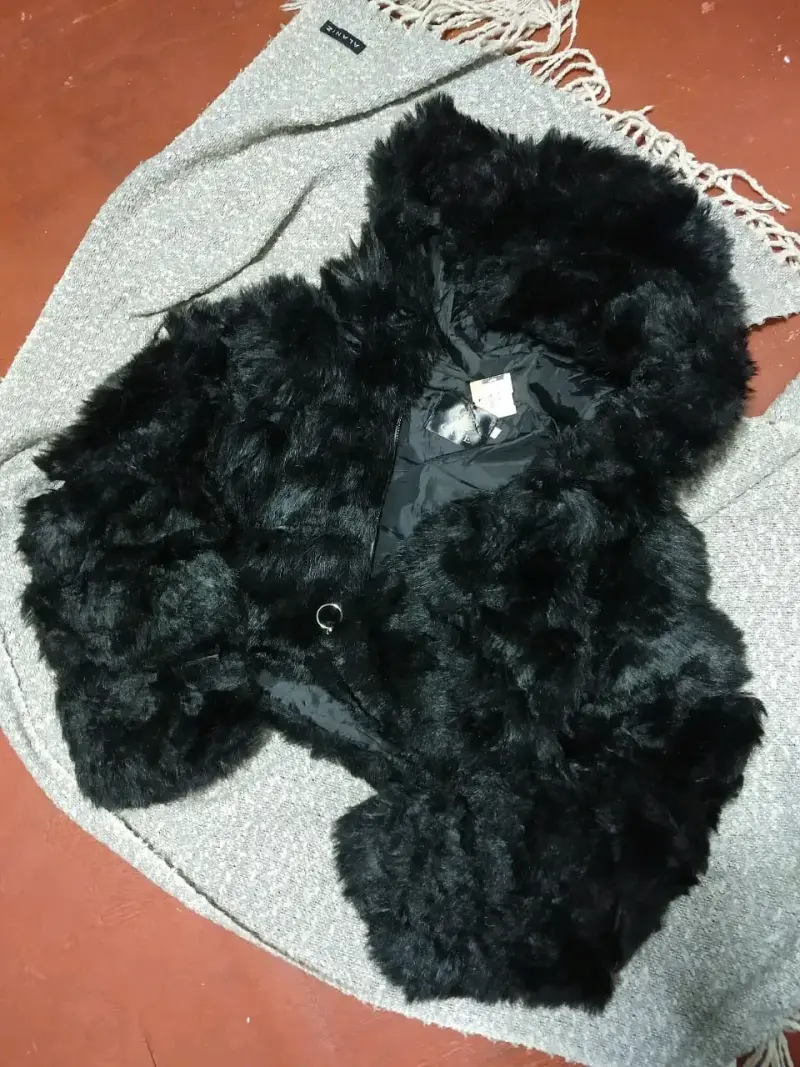 Chaquetilla pelo eco cuero - 2