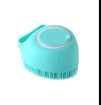 Cepillo de silicona para baño de mascotas - miniatura 1