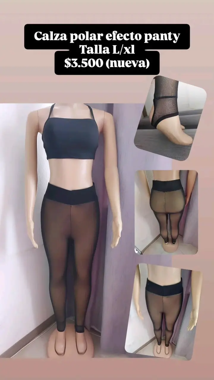 Calza polar efecto panty talla L/XL nueva