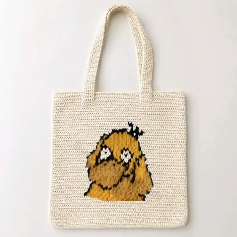 Totebag Psyduck 36x32 cms