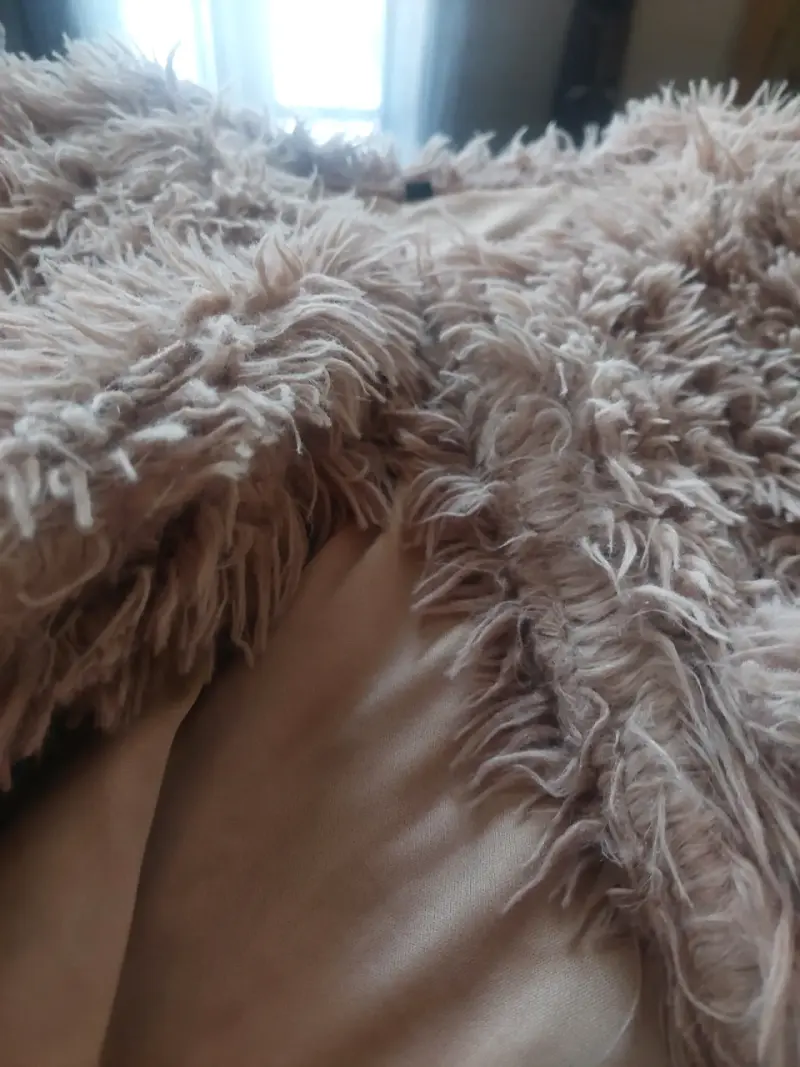 Chaqueta de peluche beige - 2