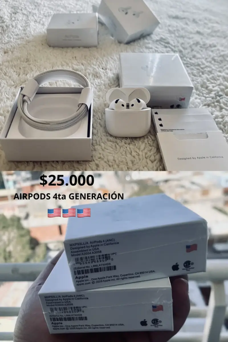 AirPods 4ta Generación con ANC nuevos