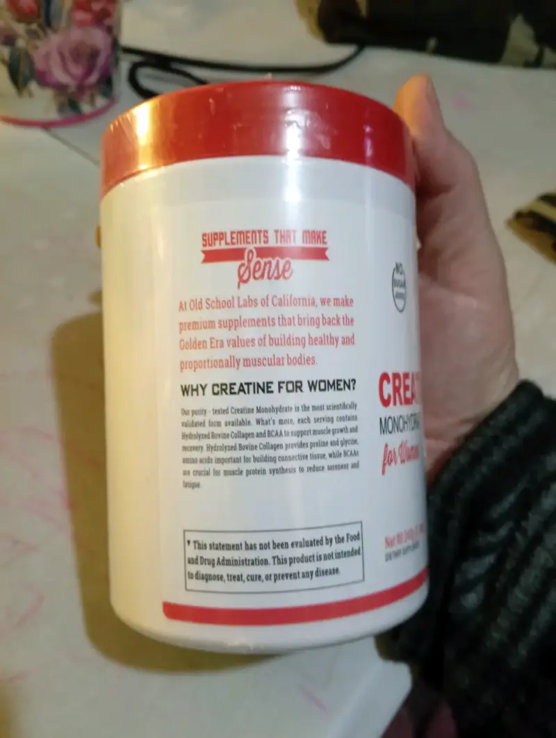 Creatina Monohidratada para Mujeres 240g - 3