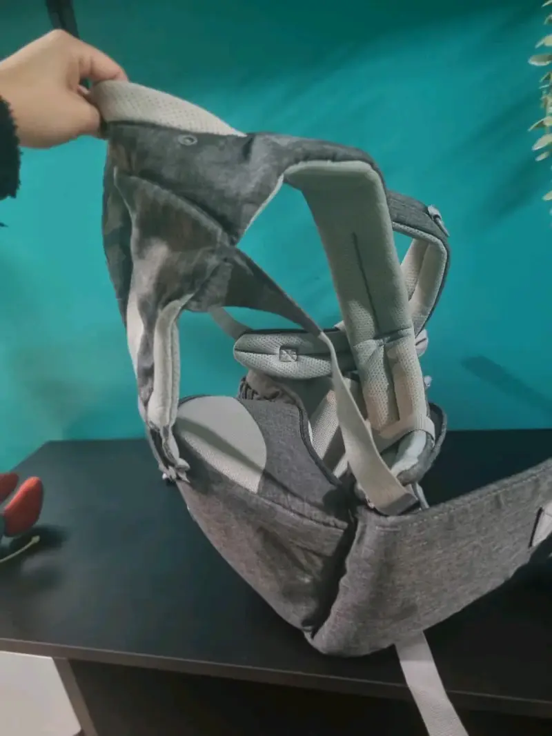 Mochila portabebé Infanti ergonómica gris - 2