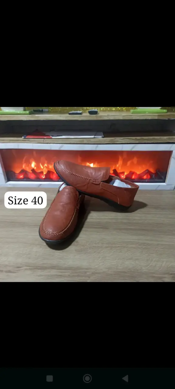 Mocasines de cuero marrón talla 40 - 1