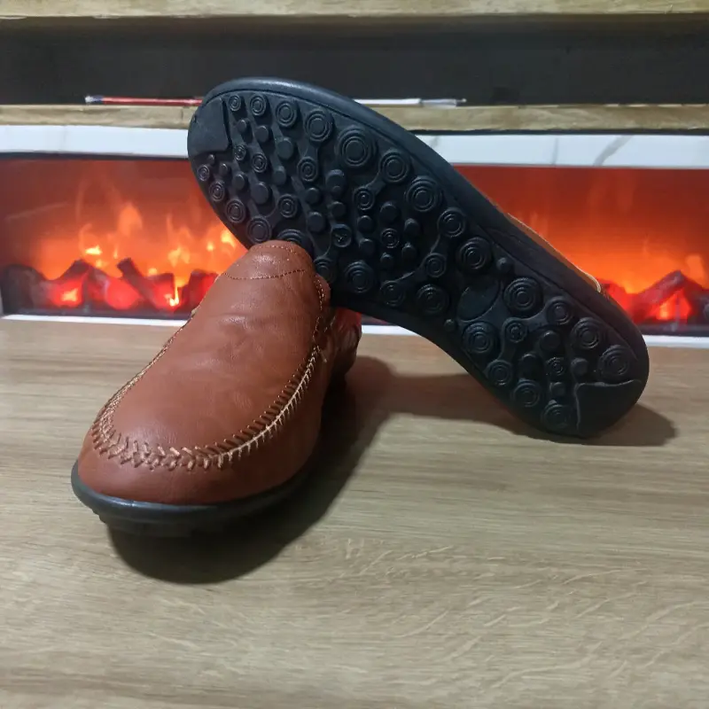 Mocasines de cuero marrón talla 40 - 2