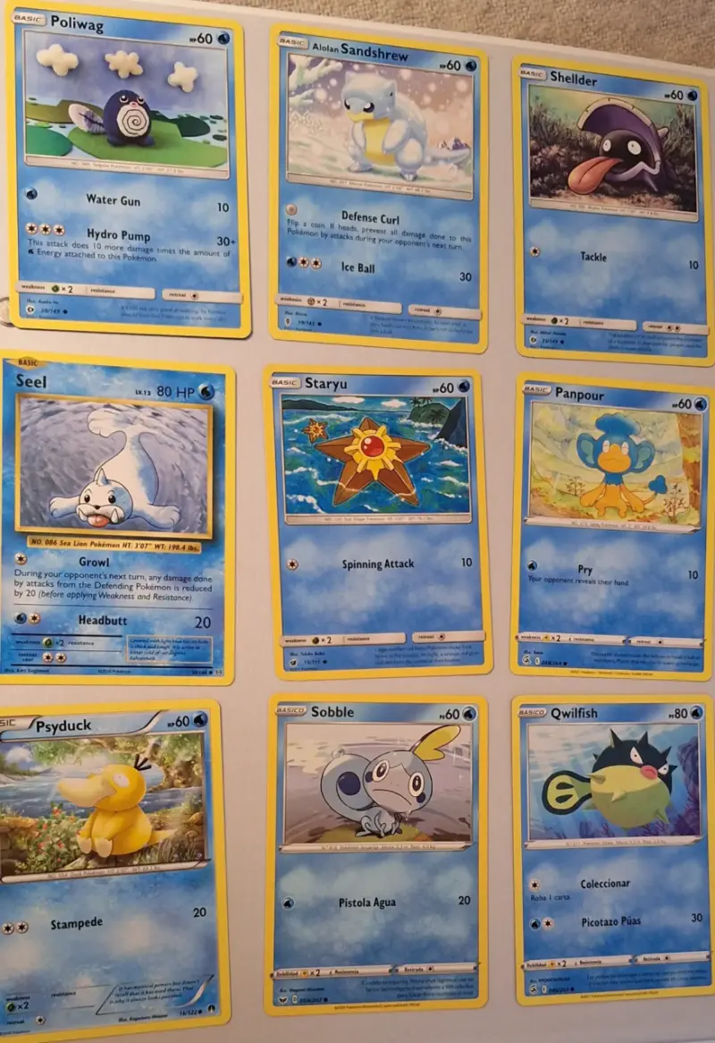 Colección de cartas Pokémon variadas - 1