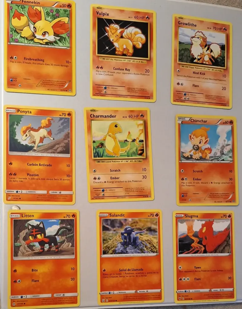 Colección de cartas Pokémon variadas - 6