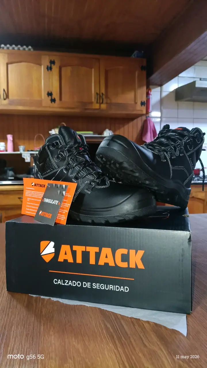 Botas de seguridad negras Attack con Thinsulate - 1