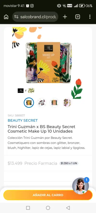 Set de Maquillaje Trini Guzmán x BS Beauty Secret - miniatura 1
