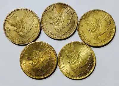 10 Monedas Chile 10 Centésimos 1961 - 1970 - miniatura 3