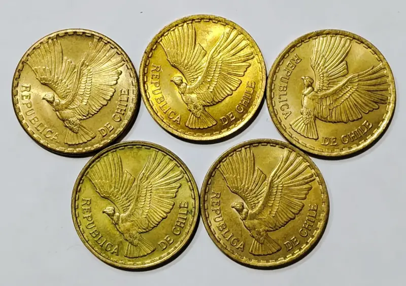 10 Monedas Chile 10 Centésimos 1961 - 1970 - 5