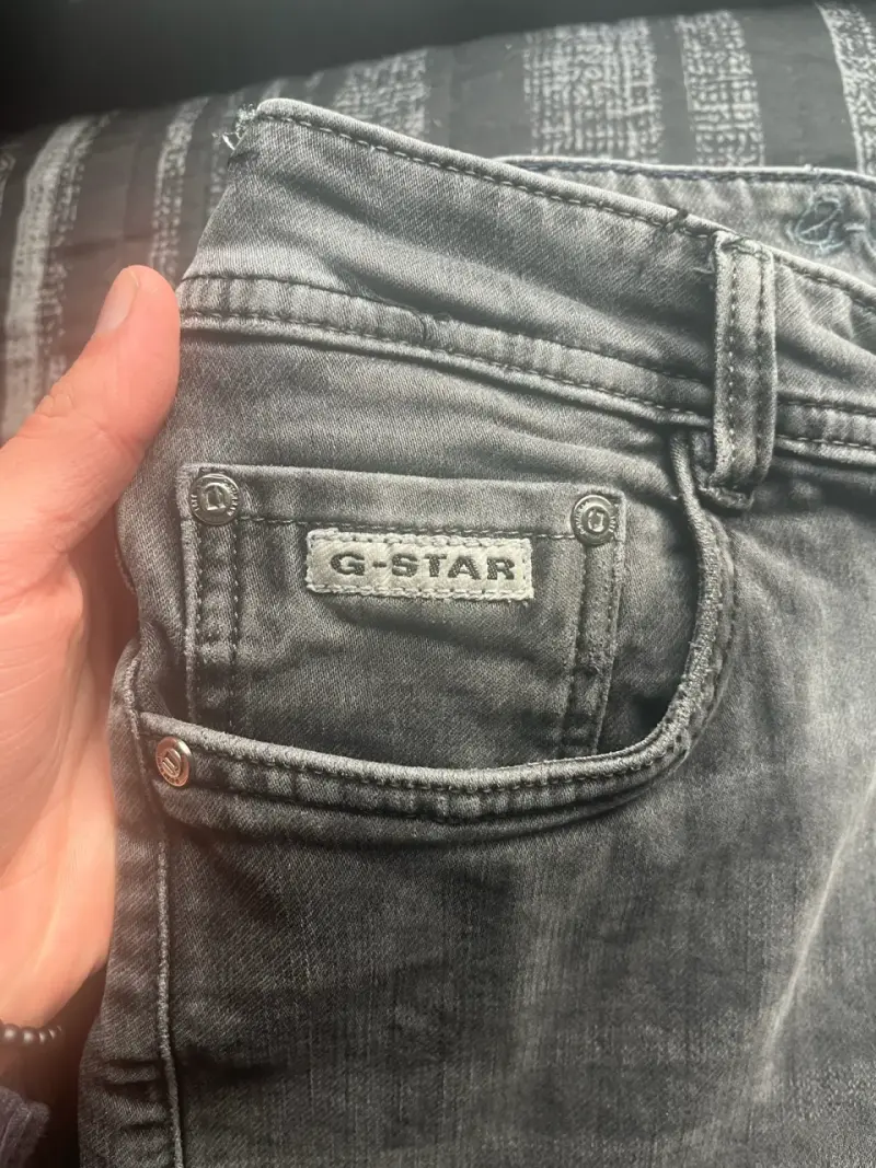 Jeans G-Star Raw 3301 gris para hombre - 3
