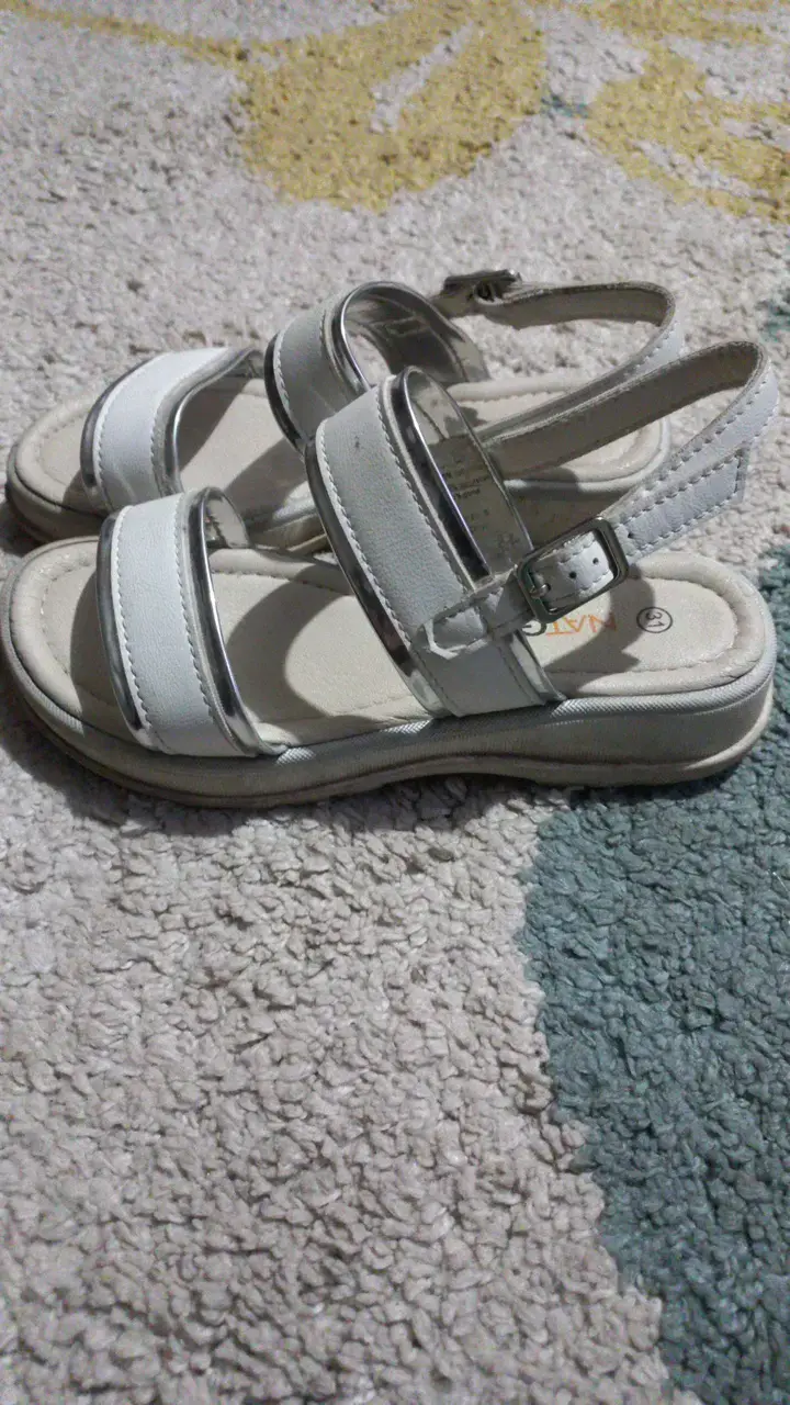 Sandalias blancas para niña talla 31 - 2