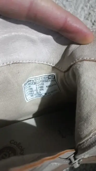 Botines de cuero gris para niña con diseño de corazón - miniatura 6