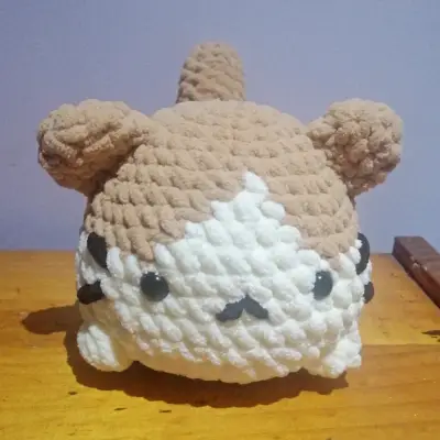 Peluche de crochet suave de gato - miniatura 1