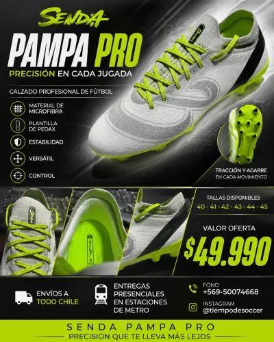 Botines de Fútbol Pirma Brasil Cuero de Vacuno - miniatura 2