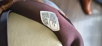 Botas largas de cuero marrón para mujer - miniatura 3
