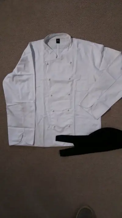 Chaqueta de chef blanca talla XL - miniatura 1