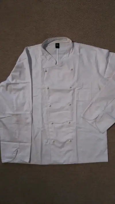 Chaqueta de chef blanca talla XL - miniatura 2