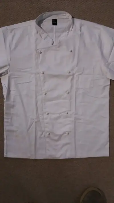 Chaqueta de chef blanca talla XL - miniatura 3