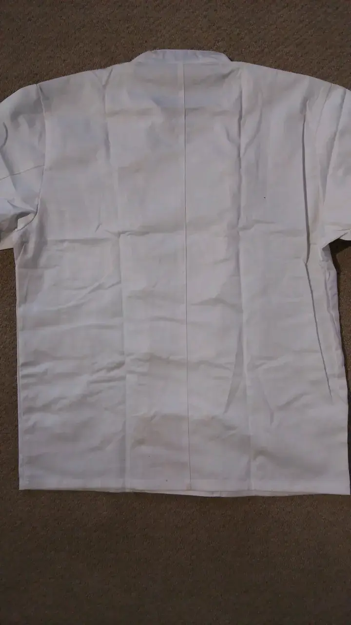 Chaqueta de chef blanca talla XL - 5