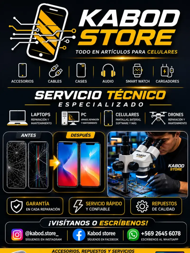 Servicio Técnico Especializado para Celulares