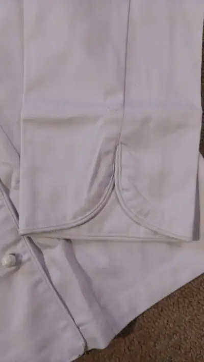 Chaqueta de chef blanca talla M - miniatura 4