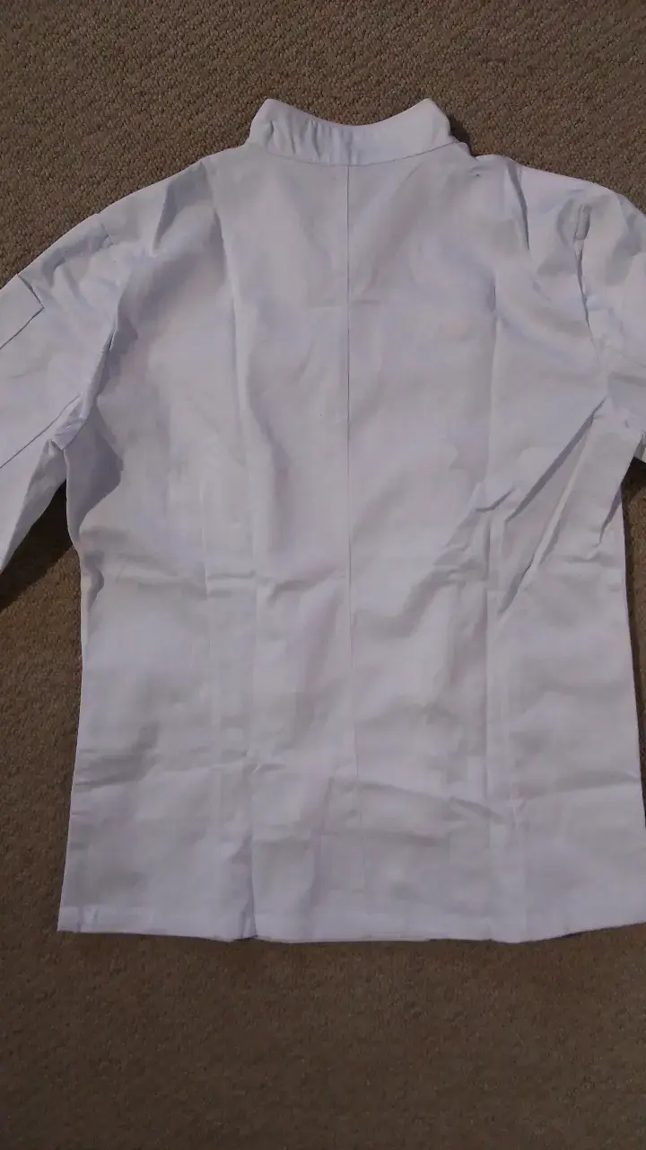 Chaqueta de chef blanca talla M - 5